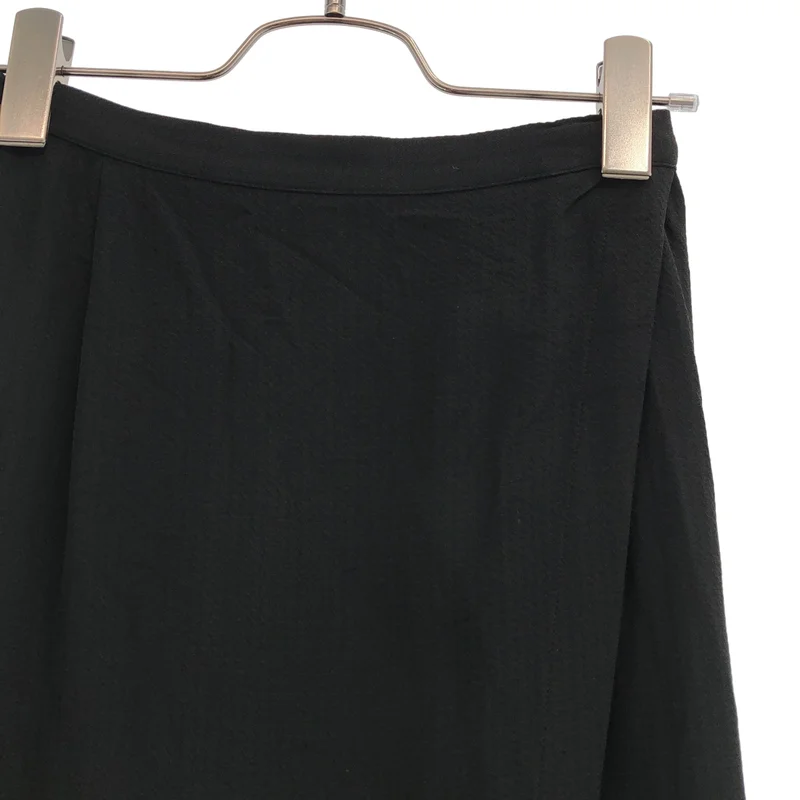 EMPORIO ARMANI / エンポリオアルマーニ | バックジップ ラップスカート | 38 | レディース