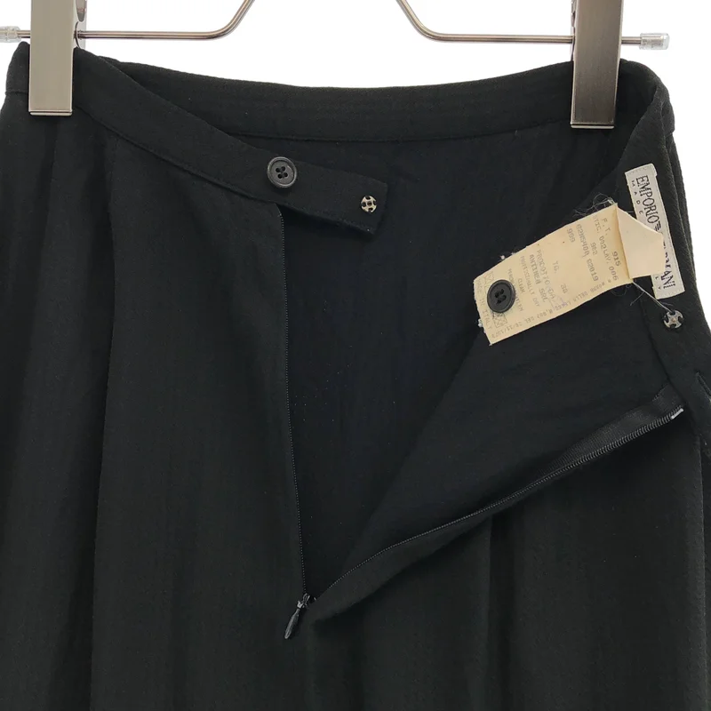 EMPORIO ARMANI / エンポリオアルマーニ | バックジップ ラップスカート | 38 | レディース