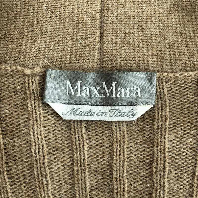 Max Mara / マックスマーラ | ウール リブニットカーディガン | M | レディース