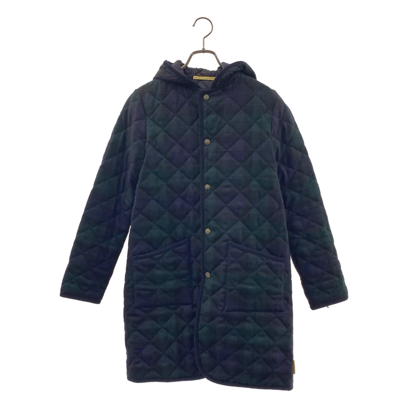 Traditional Weatherwear / トラディショナルウェザーウェア | ウール チェック キルティングコート | 34 | レディース