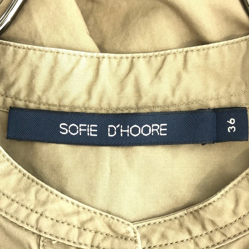 SOFIE D'HOORE / ソフィードール | コットン プルオーバーシャツ | 36 | レディース
