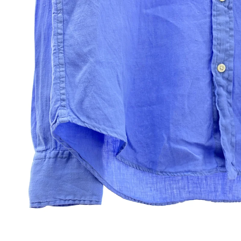 RALPH LAUREN / ラルフローレン | RELAXED FIT リネン ボタンダウンシャツ | M | レディース