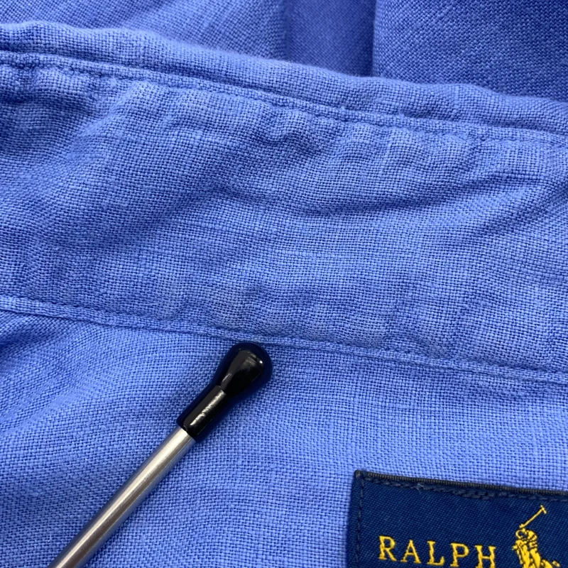 RALPH LAUREN / ラルフローレン | RELAXED FIT リネン ボタンダウンシャツ | M | レディース
