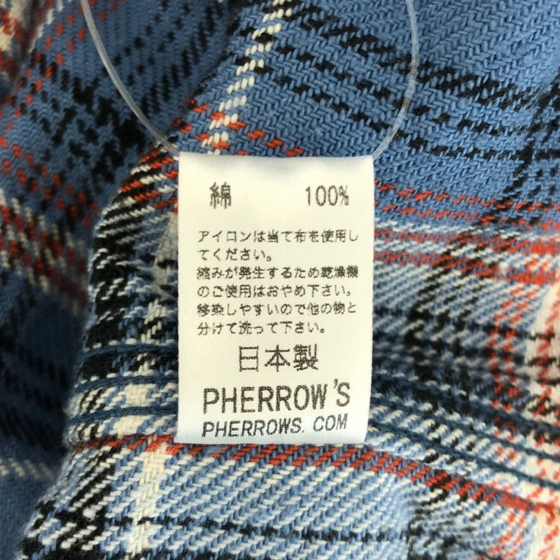 Pherrow's / フェローズ | チェック ネルシャツ | 44 | メンズ