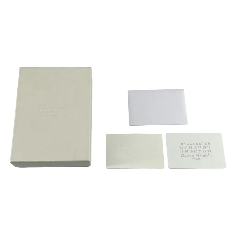 Maison Margiela / メゾンマルジェラ | パテントレザー ラウンドジップ ミニウォレット |