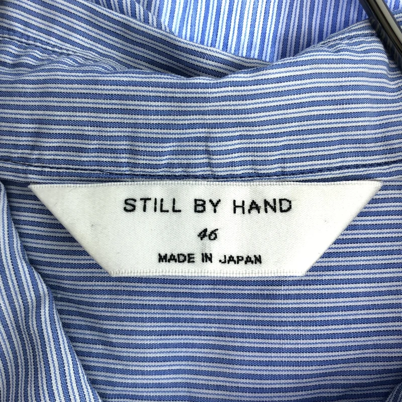 STILL BY HAND / スティルバイハンド | コットン ストライプ プルオーバーシャツ | 46 | メンズ
