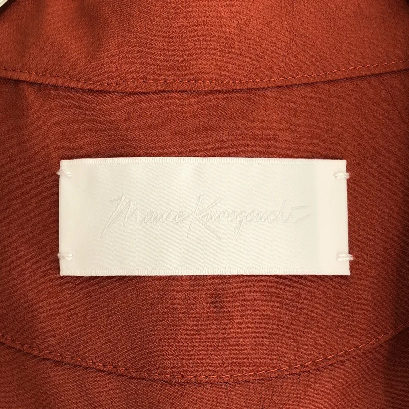 Mame Kurogouchi / マメクロゴウチ | Pedicel Embroidery Open-Necked Shirt フローラルエンブロイダリーオープンカラーシャツ | 2 | レディース