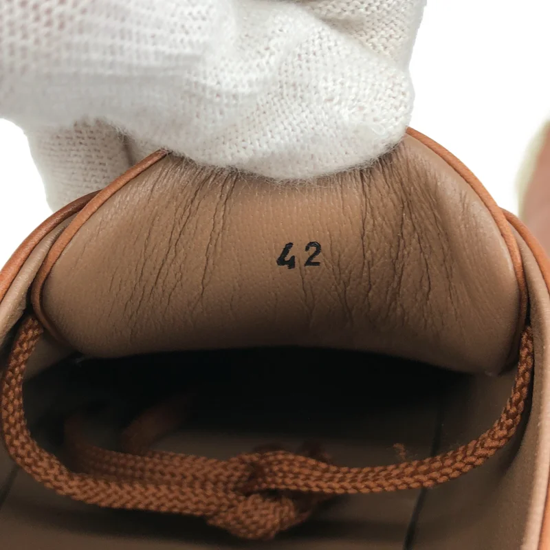 BRUNELLO CUCINELLI / ブルネロクチネリ | レザー ローカット スニーカー | 42 | メンズ