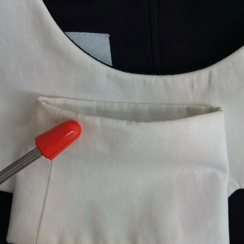 MM6 Maison Margiela / エムエムシックスメゾンマルジェラ | ウール混 変形襟 ギャザーワンピース | 38 | レディース