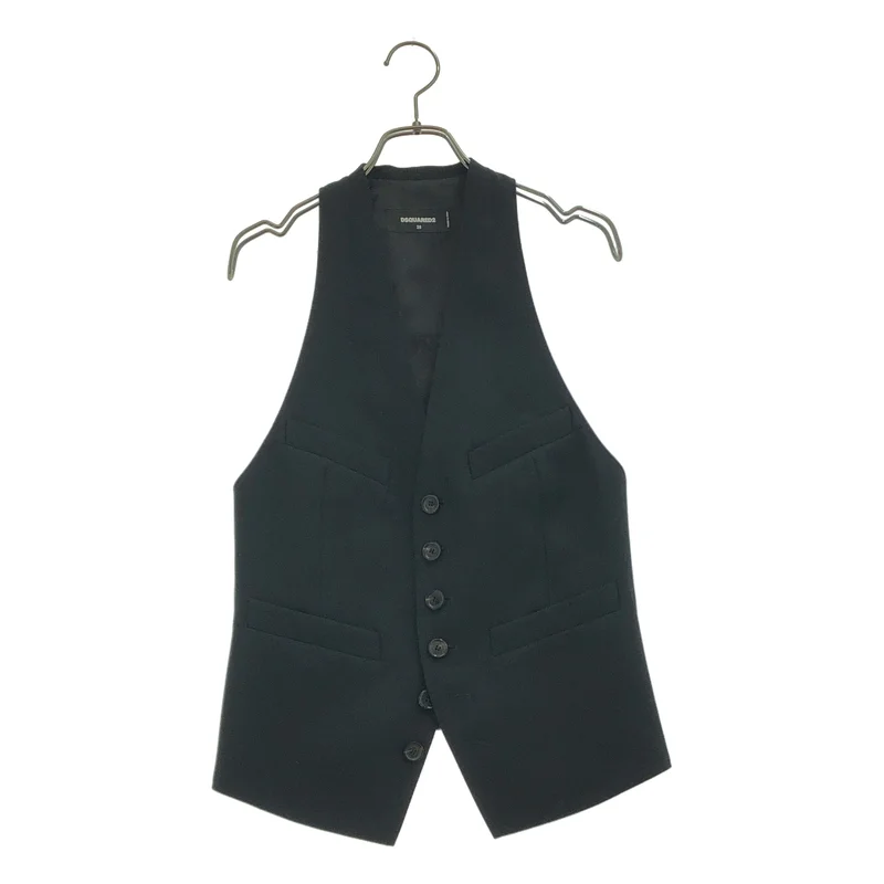 DSQUARED2 / ディースクエアード | 2024AW | ウール ジレベスト | 38 | レディース