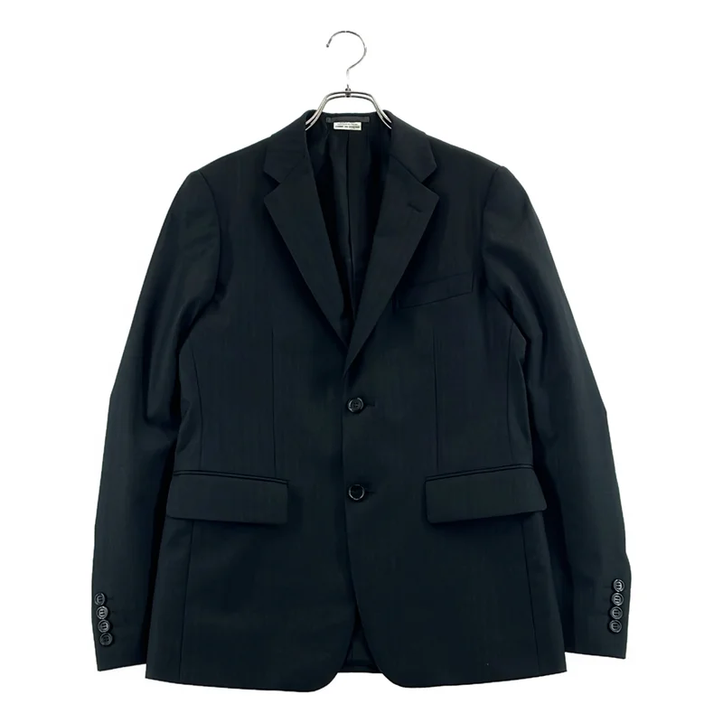 COMME des GARCONS HOMME DEUX / コムデギャルソンオムドゥ | 2025AW | ストライプ シングルブレスト テーラードジャケット / ロゴ総裏地 | S | メンズ