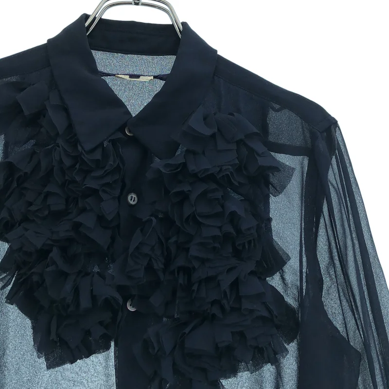COMME des GARCONS / コムデギャルソン | 2016SS | フリルドッキング シアーシャツ | M | レディース