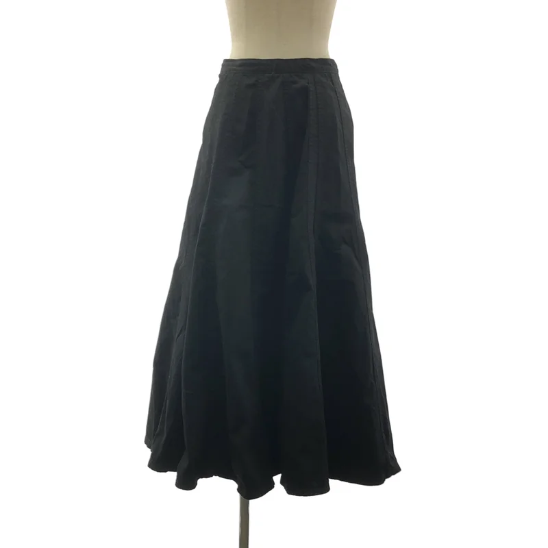 tricot COMME des GARCONS / トリココムデギャルソン | 2002SS | 製品洗い加工 コットン 再構築 フレア ロングスカート | M | レディース
