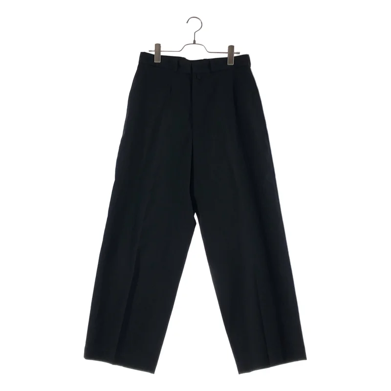 blurhms / ブラームス | 2024SS | Rough Wool Gabardine Trousers / ラフウール ギャバジン ワイドパンツ | 2 | メンズ