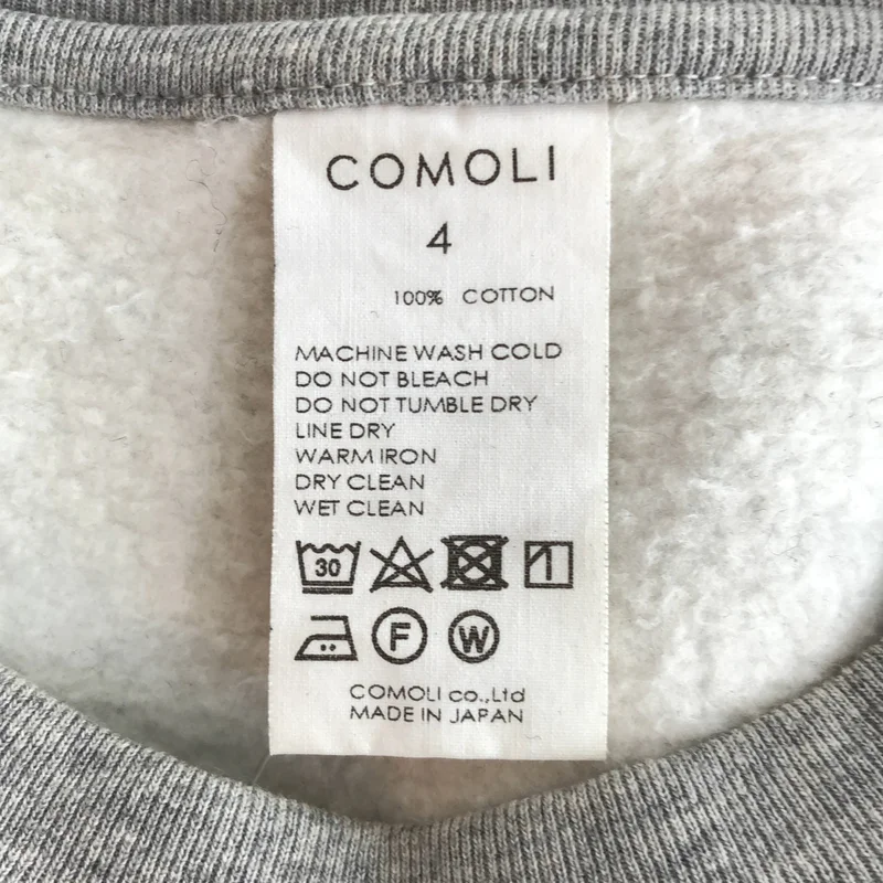 COMOLI / コモリ | 2021AW | コットン裏毛 クルーネックスウェット | 4 | メンズ