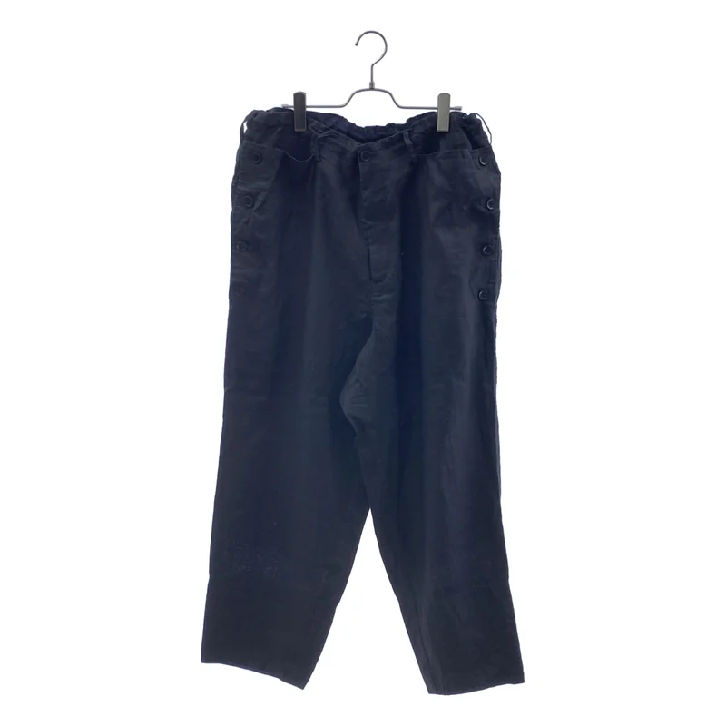 YOHJI YAMAMOTO POUR HOMME / ヨウジヤマモトプールオム | 2023SS | リネン レイヤードポケット ワイドパンツ | 2 | メンズ