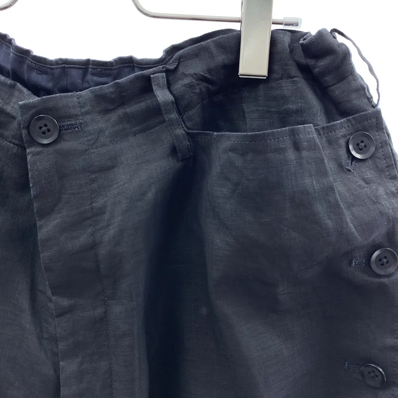YOHJI YAMAMOTO POUR HOMME / ヨウジヤマモトプールオム | 2023SS | リネン レイヤードポケット ワイドパンツ | 2 | メンズ