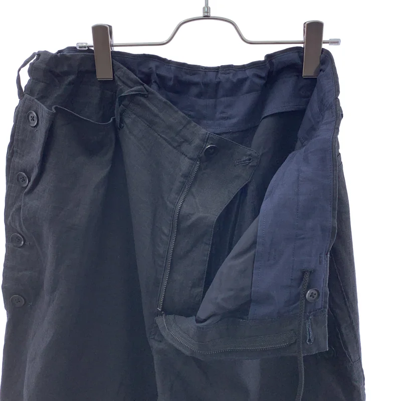 YOHJI YAMAMOTO POUR HOMME / ヨウジヤマモトプールオム | 2023SS | リネン レイヤードポケット ワイドパンツ | 2 | メンズ