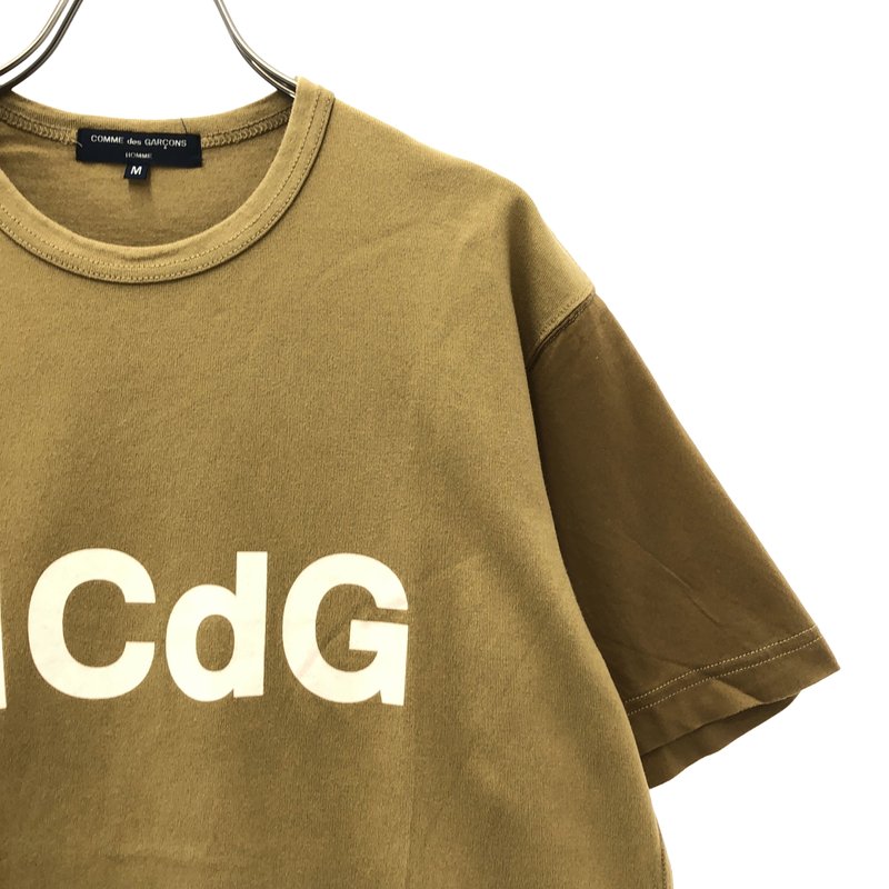 COMME des GARCONS HOMME / コムデギャルソンオム | 2017SS | 製品染め ロゴTシャツ | M | メンズ