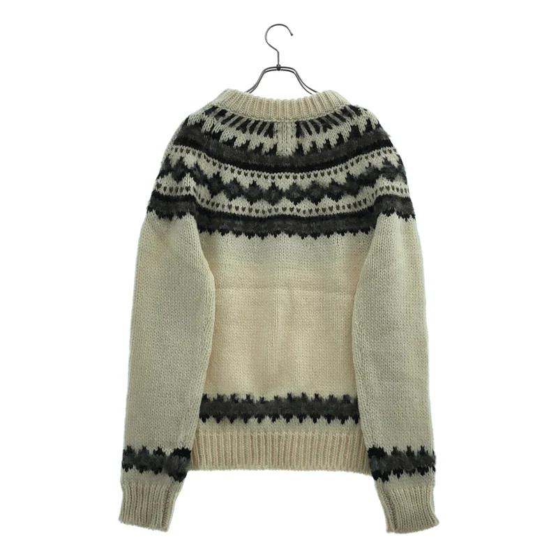 SAINT LAURENT PARIS / サンローランパリ | 2013AW | エディ期 モックネック ノルディックニット | L | メンズ