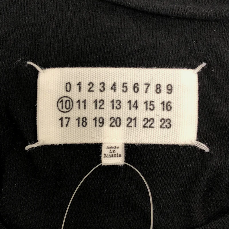 Maison Margiela / メゾンマルジェラ | ディストーテッド ロゴ Tシャツ | 48 | メンズ