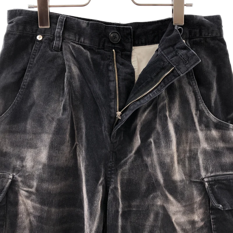 KAMIYA / カミヤ | Sun-Faded Corduroy Fatigue Bermuda Shorts コーデュロイ ハーフパンツ | M | メンズ