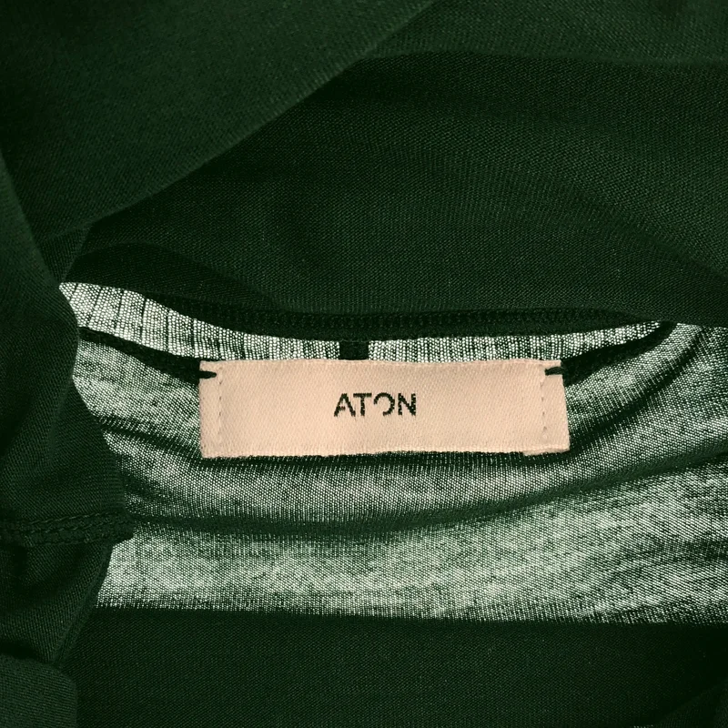 ATON / エイトン | モダールシルク ジャージー ハイネック Tシャツ_長袖 | 2 | レディース