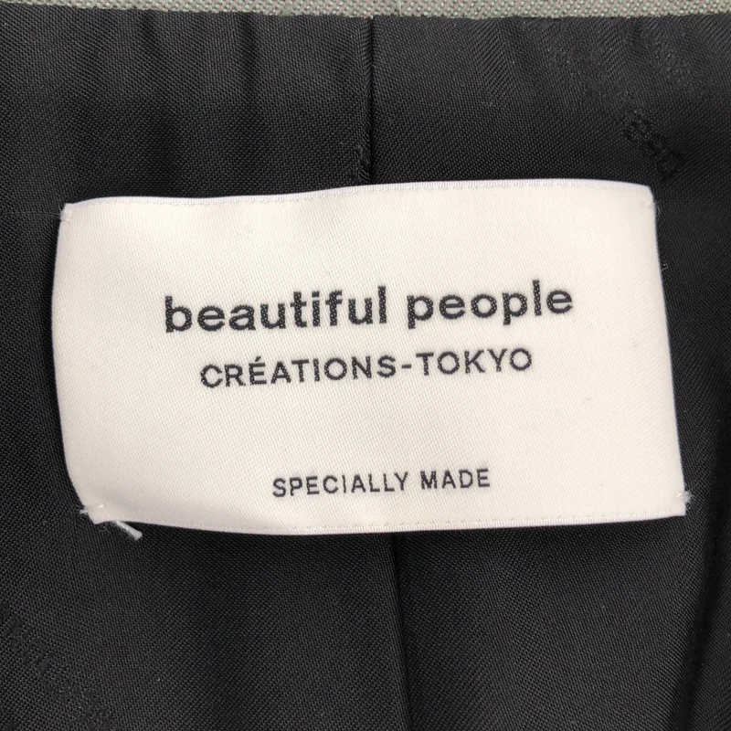 beautiful people / ビューティフルピープル | コットン ウールギャバジン ステンカラーコート | 38 | レディース