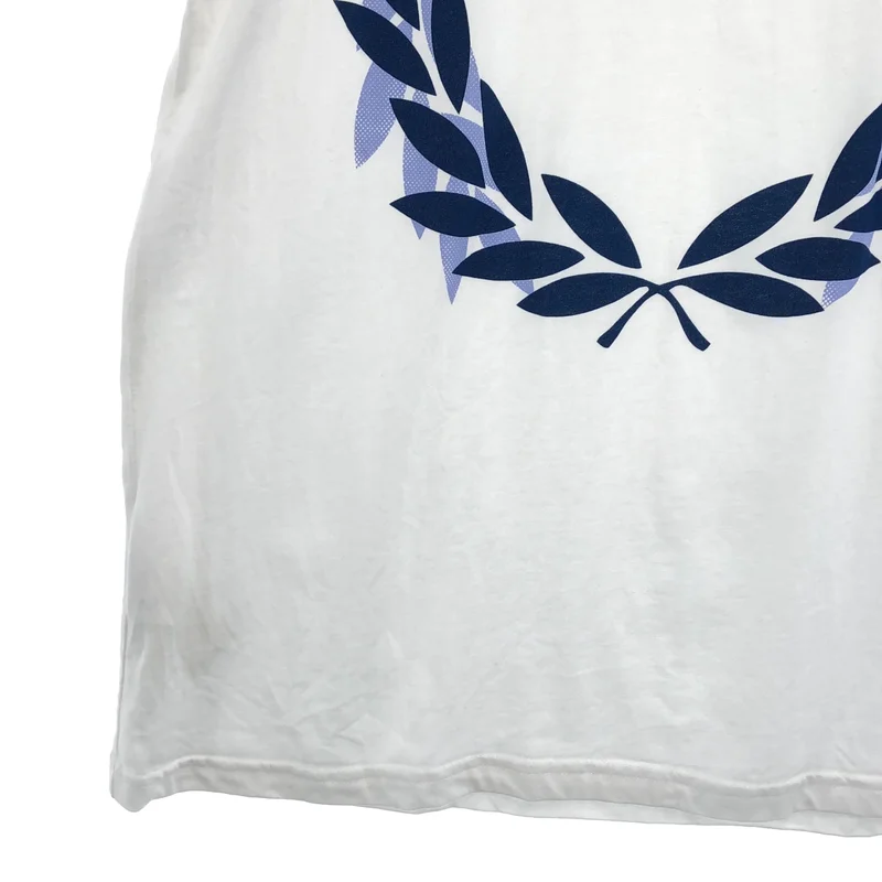 COMME des GARCONS HOMME DEUX / コムデギャルソンオムドゥ | 2021SS | × FRED PERRY / フレッドペリー / コットン ロゴプリント コラボTシャツ | L | メンズ
