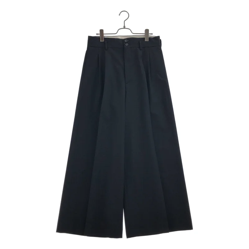 HOLIDAY / ホリデイ | 2025AW | WOOL TWILL DRAWSTRINGS SUPER WIDE PANTS パンツ | ONE SIZE | レディース