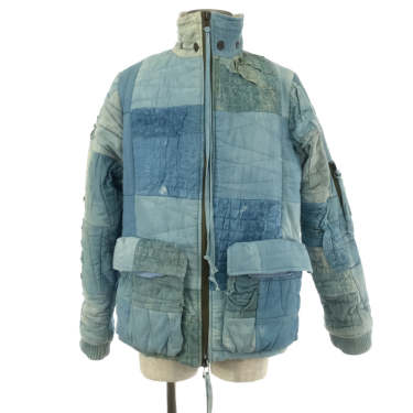 GREG LAUREN / グレッグローレン | OVERALL COLLARED BOXY DENIM / 再
