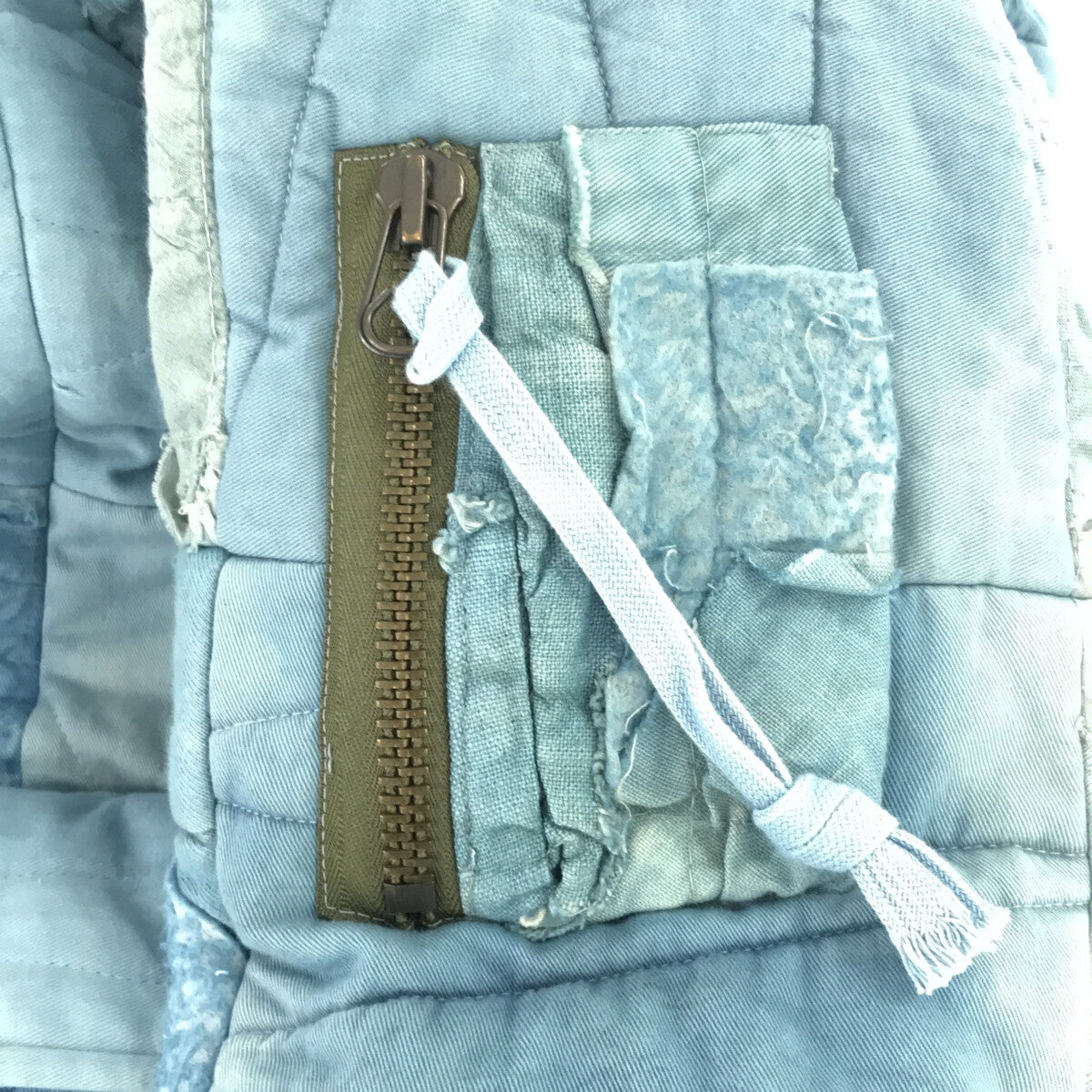 GREG LAUREN / グレッグローレン | INDIGO SCRAP WORK RETRO PUFFY