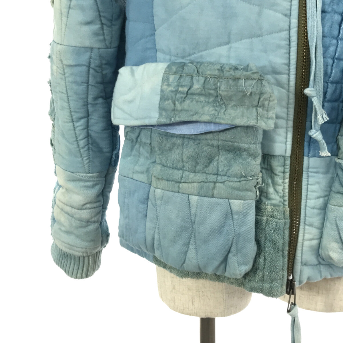 GREG LAUREN / グレッグローレン | INDIGO SCRAP WORK RETRO PUFFY