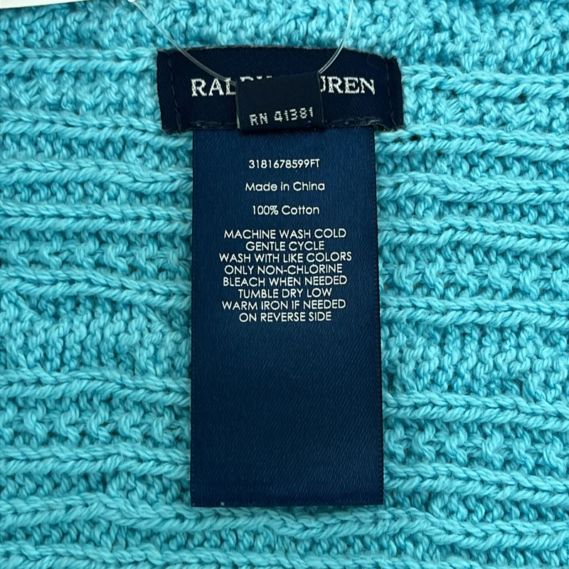 RALPH LAUREN / ラルフローレン | コットン ケーブル ボタンレス カーディガン | 160 | レディース