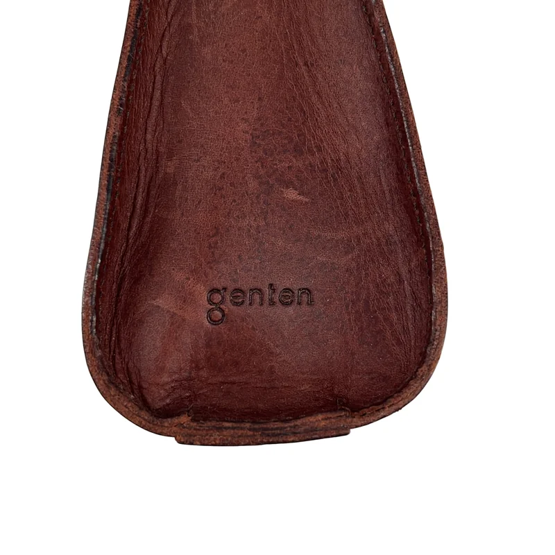 genten / ゲンテン | レザー ジップ ポーチ バッグ / 内布袋付き |