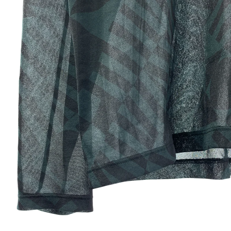 132 5. ISSEY MIYAKE / 1325.イッセイミヤケ | ボーダー シアー ハイネック カットソー | 2 | レディース