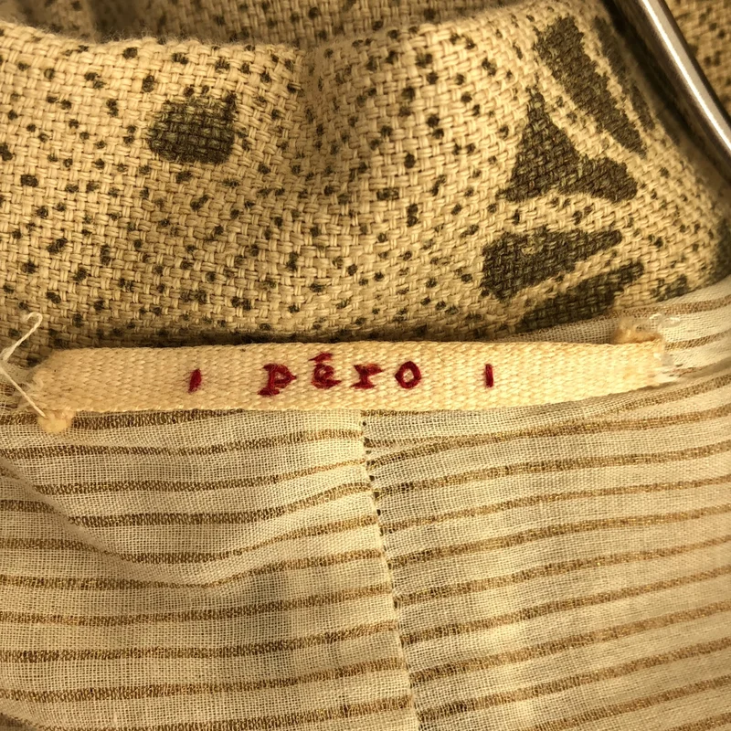 pero / ペロ | コットン プリント ロングコート | 38 | レディース