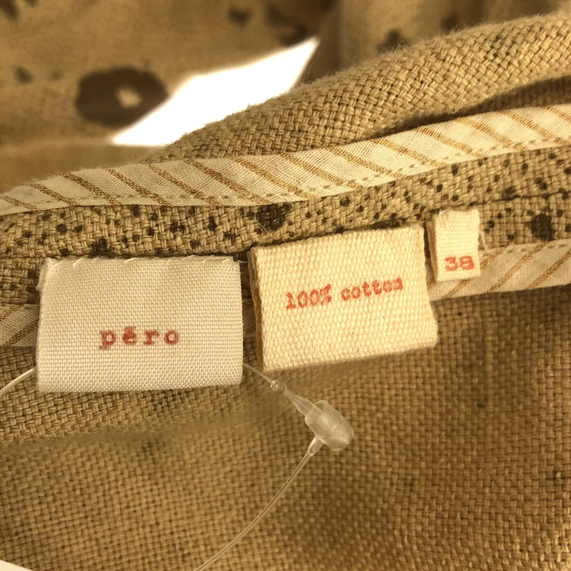 pero / ペロ | コットン プリント ロングコート | 38 | レディース
