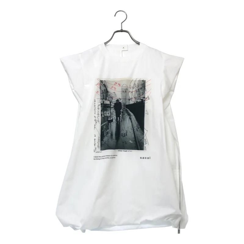 sacai / サカイ | James Dean Cotton Poplin Pullover ジップ ロング トップス | 1 | レディース