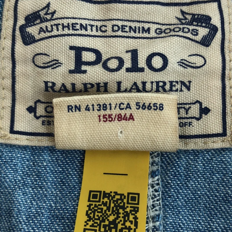 POLO RALPH LAUREN / ポロラルフローレン | デニム ノースリーブワンピース | 2 | レディース