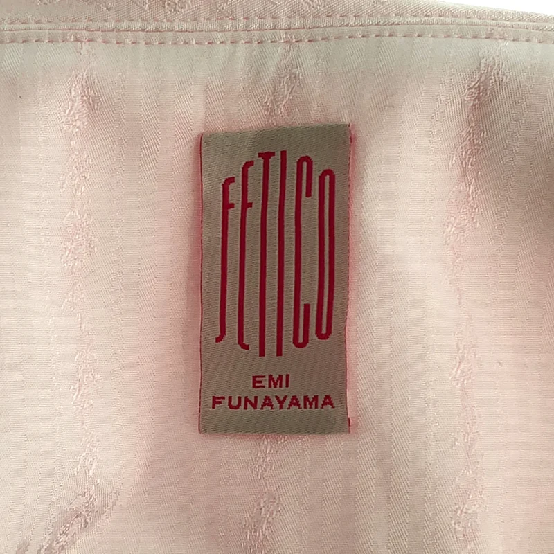 FETICO / フェティコ | Rosejaquard stripsailor collar blouse シャツ | 38 | レディース