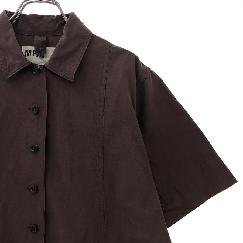 MHL. / エムエイチエルマーガレットハウエル | ハイカウントコットン 半袖ワンピース 595-0157500 | 1 | レディース