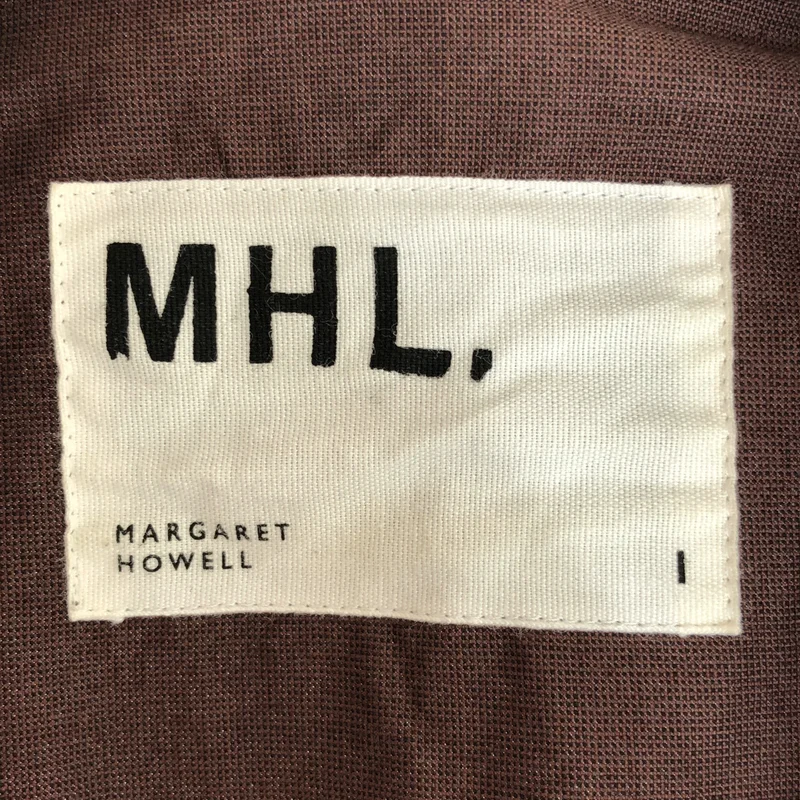 MHL. / エムエイチエルマーガレットハウエル | ハイカウントコットン 半袖ワンピース 595-0157500 | 1 | レディース