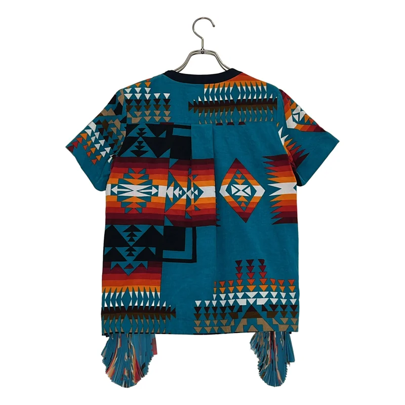 sacai / サカイ | × pendleton コーデュロイ ポケットサイドジッププリーツ トップス | 1 | レディース