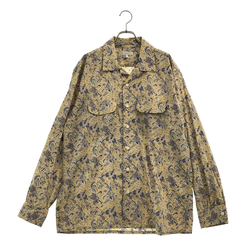 Engineered Garments / エンジニアドガーメンツ | Classic Shirt  Cotton paisley / 総柄 オーバーシルエット オープンカラー シャツ | S | メンズ