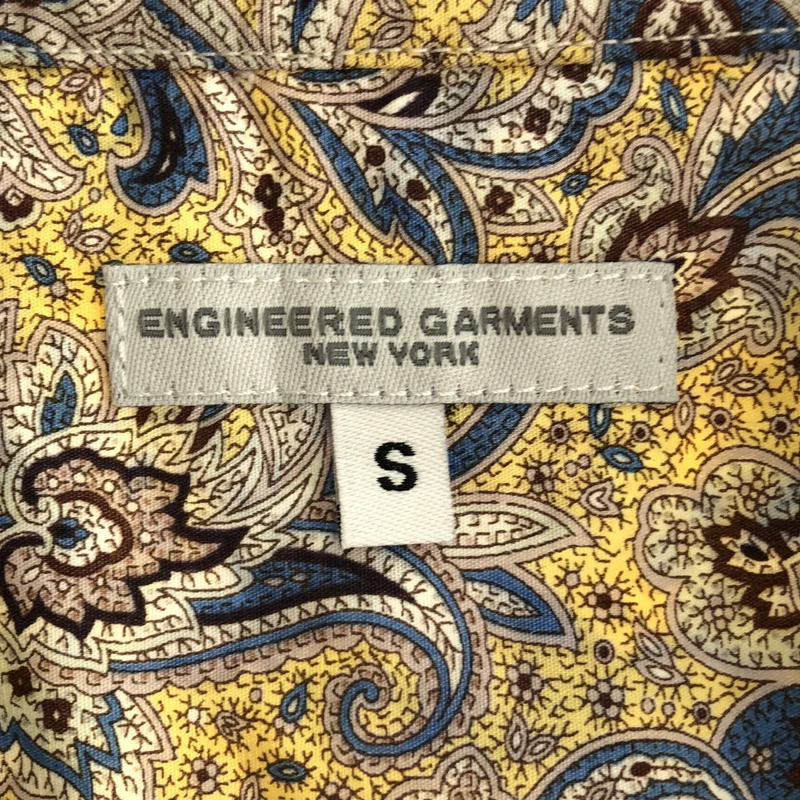Engineered Garments / エンジニアドガーメンツ | Classic Shirt  Cotton paisley / 総柄 オーバーシルエット オープンカラー シャツ | S | メンズ