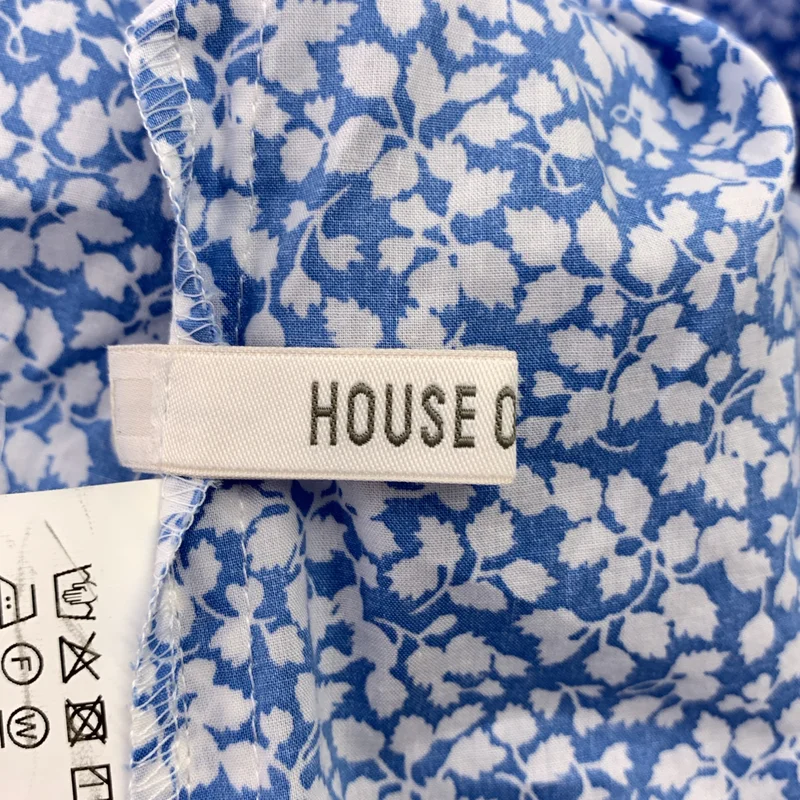 HOUSE OF LOTUS / ハウスオブロータス | 総柄 フリル シャツ ブラウス | M | レディース