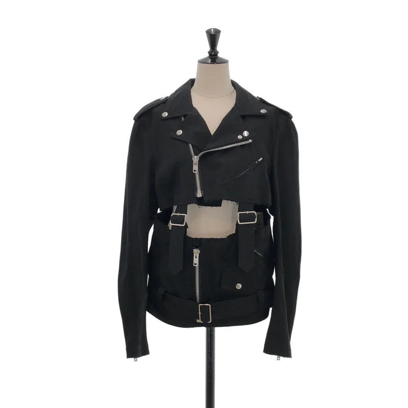 BLACK COMME des GARCONS / ブラックコムデギャルソン | 2021SS | ライダースジャケット | M | レディース