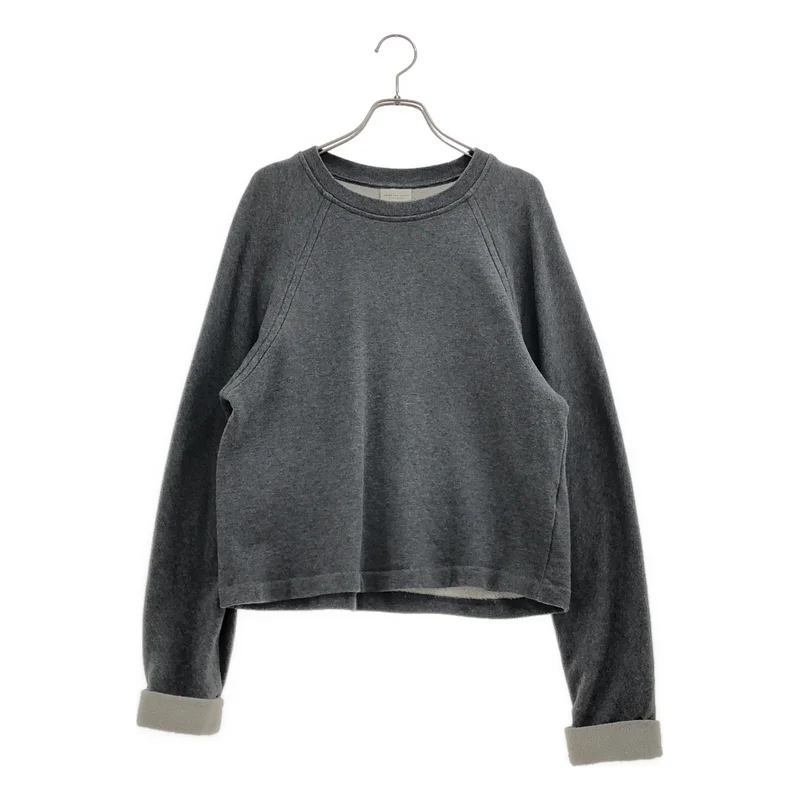 DRIES VAN NOTEN / ドリスヴァンノッテン | ロールアップ クルーネックスウェット | XS | レディース