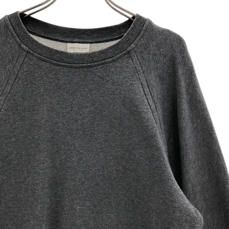 DRIES VAN NOTEN / ドリスヴァンノッテン | ロールアップ クルーネックスウェット | XS | レディース